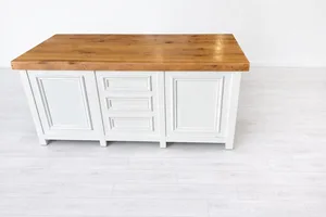 בוצר לבן טופ עץ 180/80