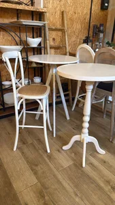 שולחן בר לואי לבן