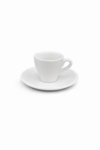 ספל קפה לבן-כולל/ללא תחתית