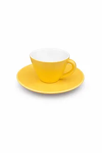 ספל קפה צהוב-עם/בלי תחתית